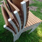Laguna Teak Armless Chair thumbnail 4