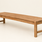 Catalina Teak Backless Bench thumbnail 1